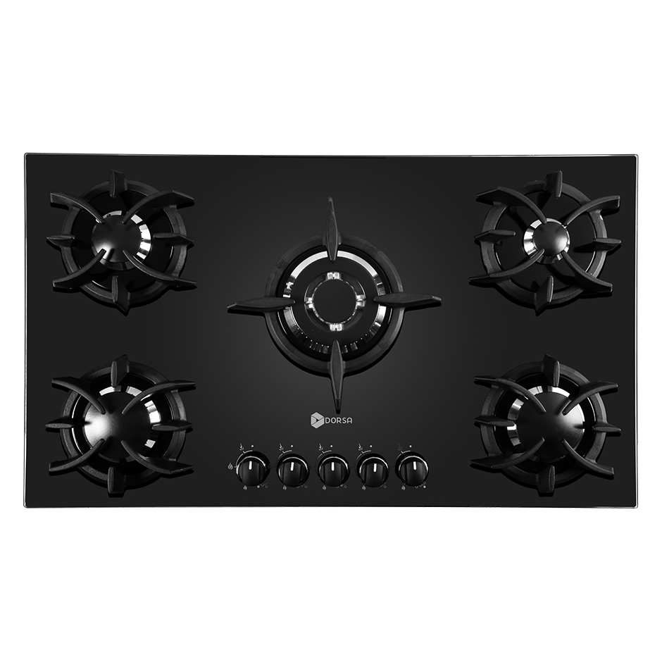 اجاق گاز شیشه‌ایDG2115-5Mمشکی
