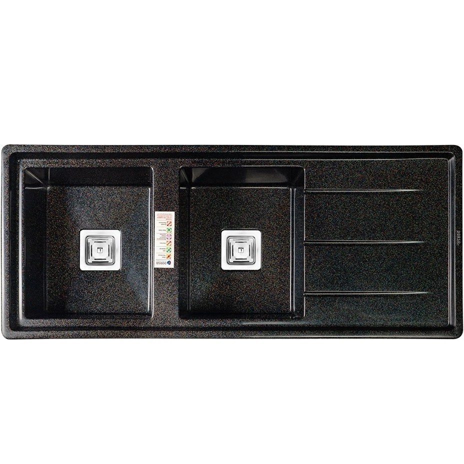 سینک گرانیتیDS3604-120مشکی اکلیلی