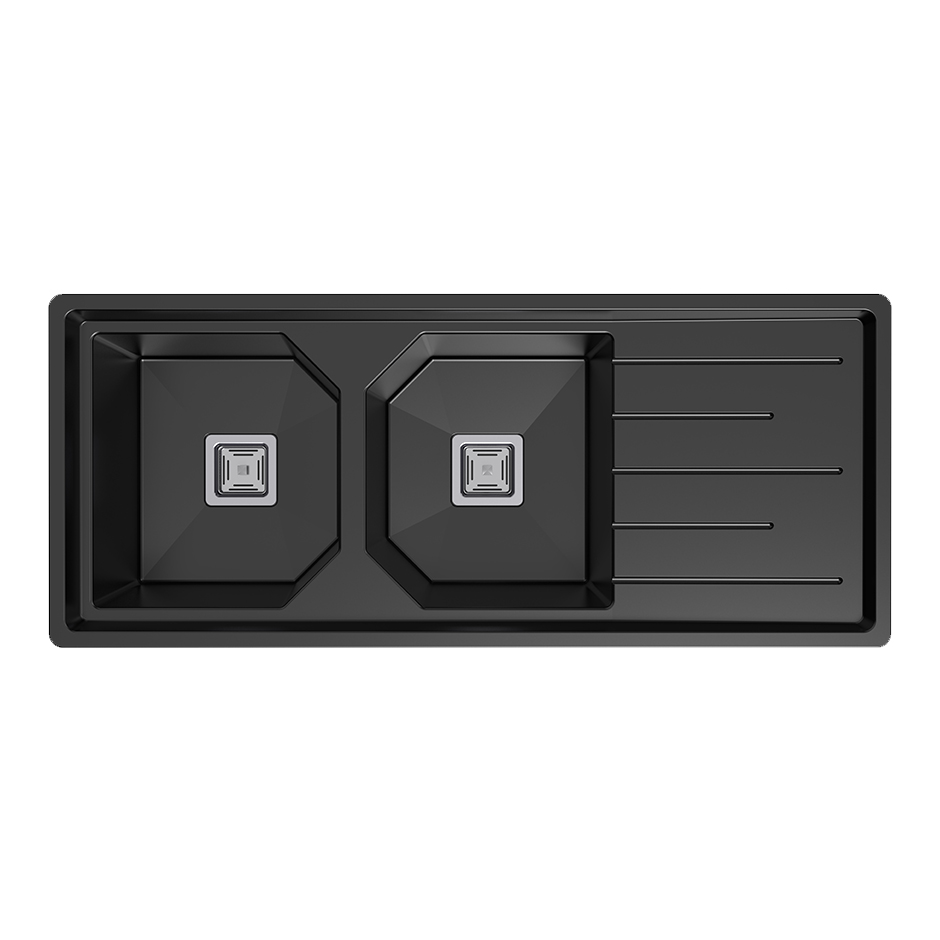 سینک گرانیتیDS3607-120مشکی ساده