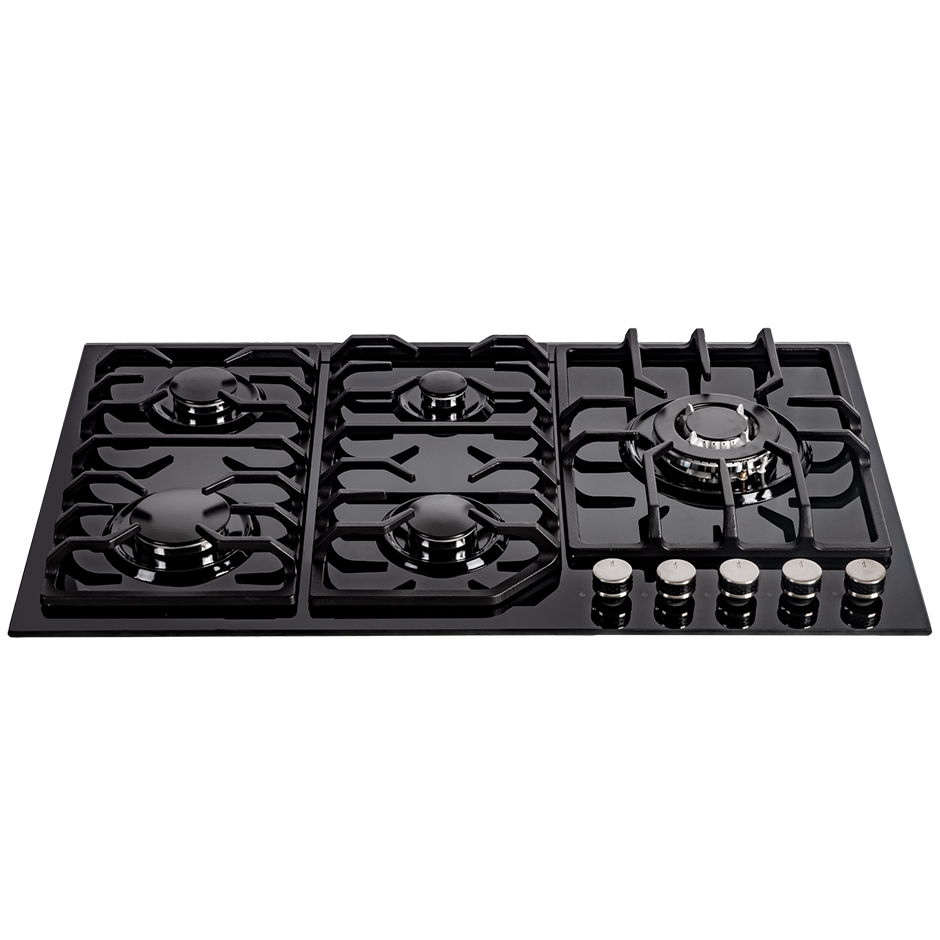 اجاق گاز شیشه‌ایDG2100-5Rمشکی